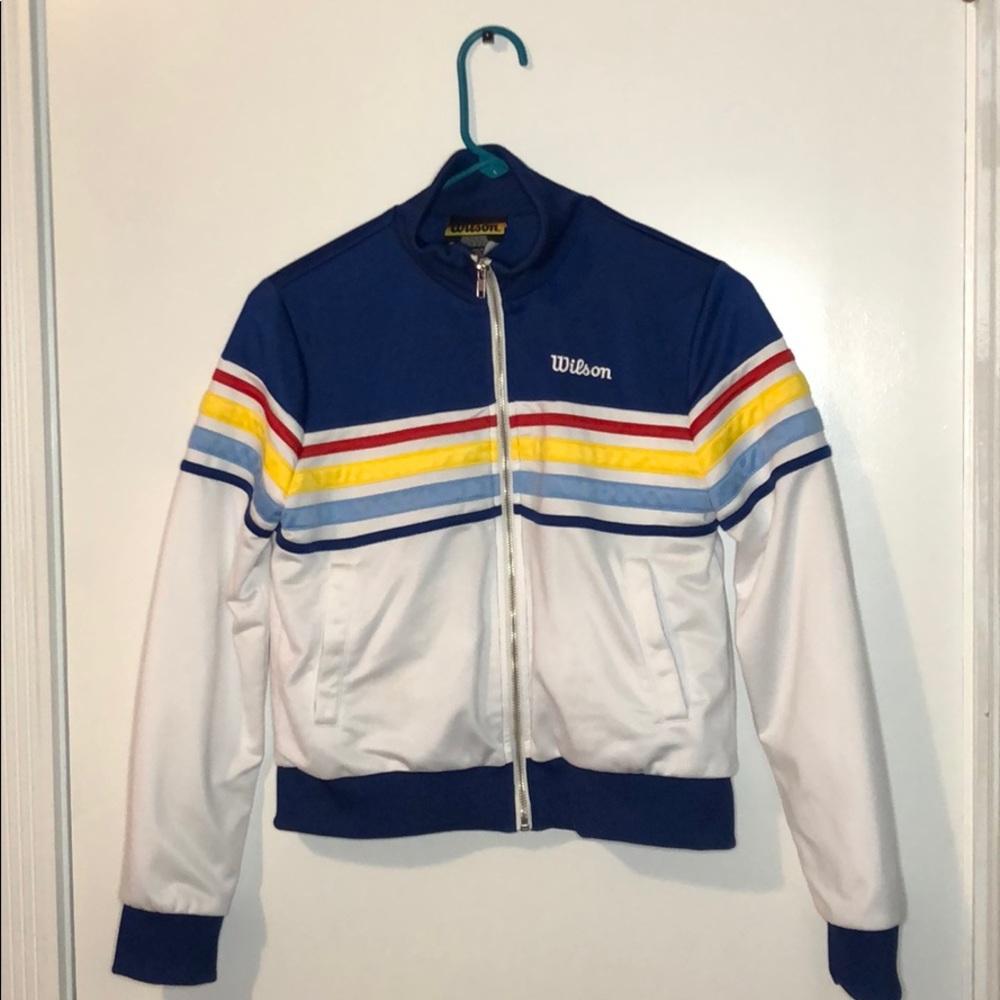 Wilson Striped Logo Jacket